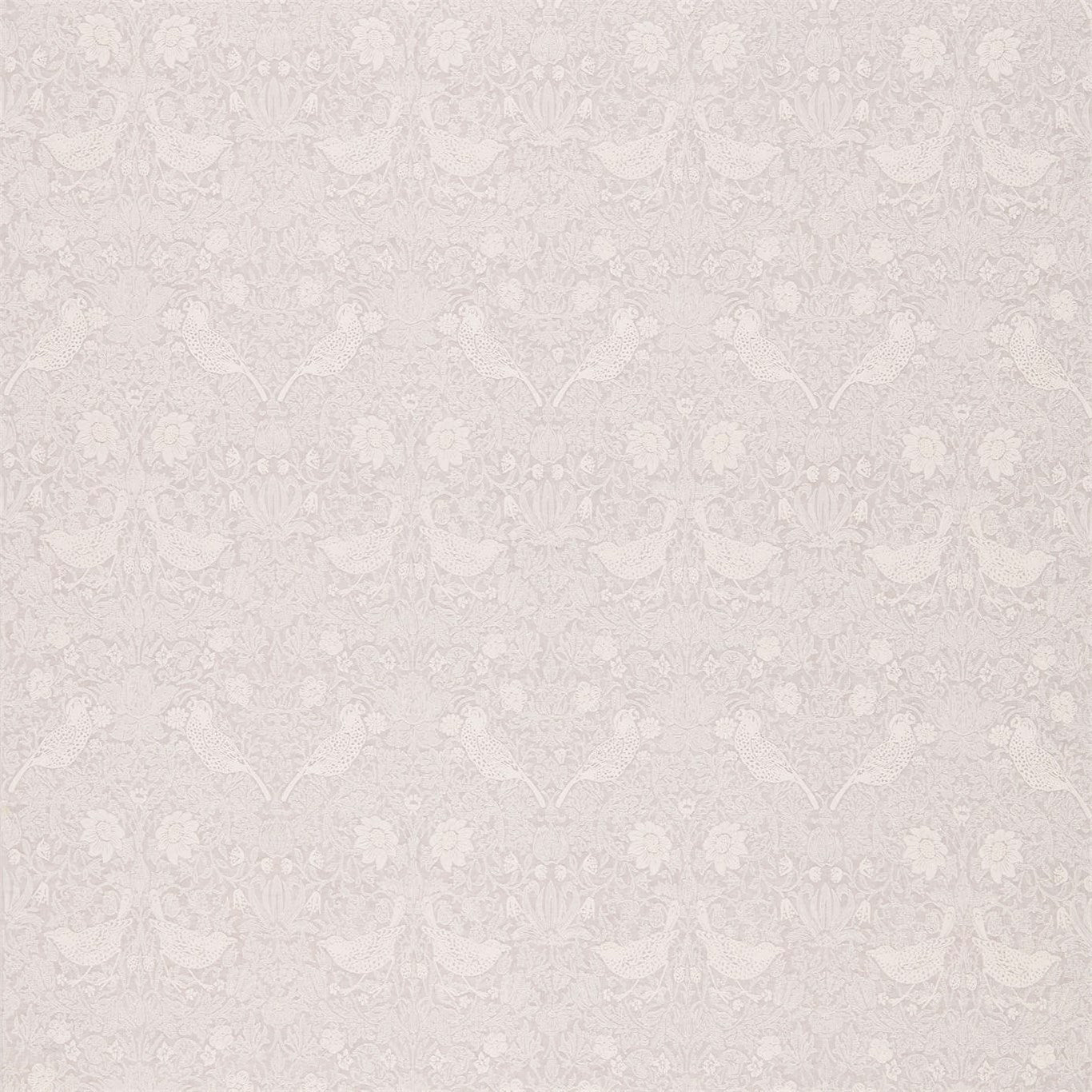 たぷ Morris & Co Pure Strawberry Thief Embroidery Flax DMPU236071