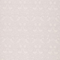 Morris & Co Pure Strawberry Thief Embroidery Pebble 236073 Fabric DMPU236073