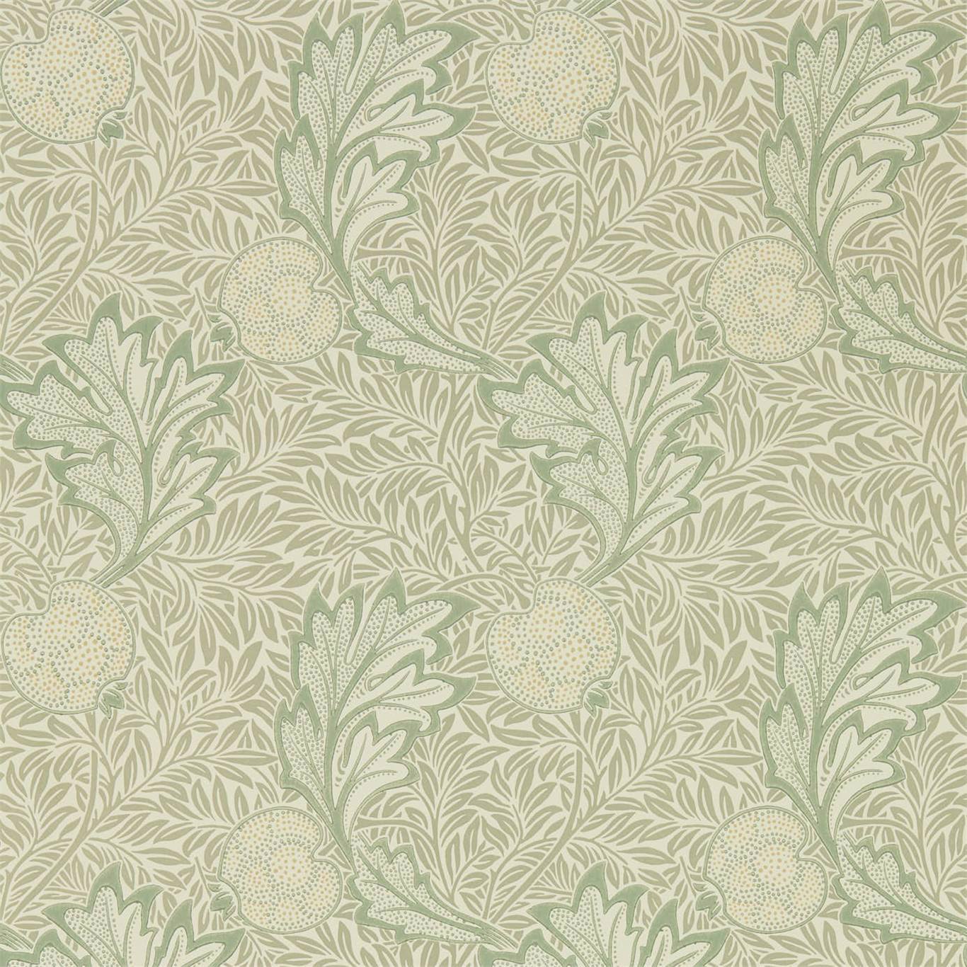 Morris & Co Apple Bay Leaf 216689 Wallpaper DMSW216689