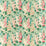 Sanderson Hollyhocks Sage/ Rose 226862 Fabric DOSF226862