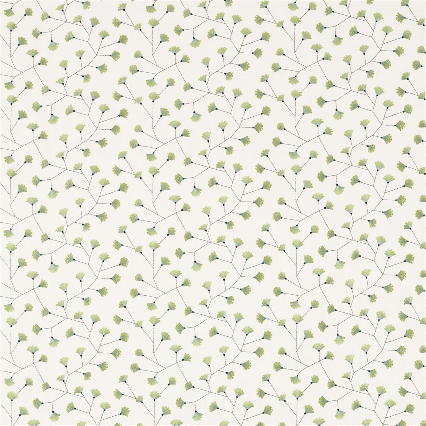 Sanderson Gingko Trail Winter Rocket 235886 Fabric DSCA235886