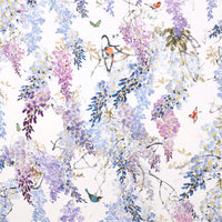 Sanderson Wisteria Falls Amethyst 226286 Fabric DWAP226286