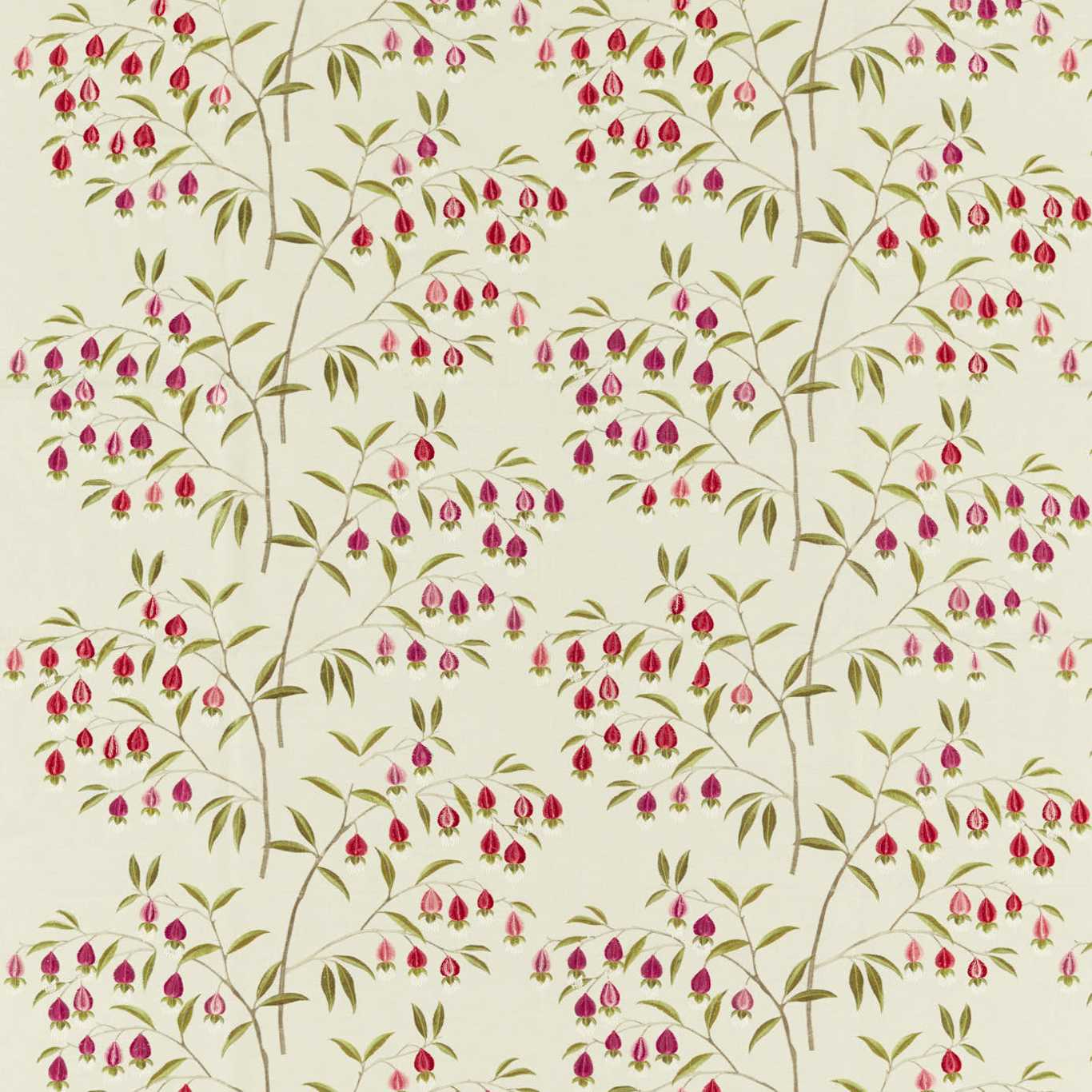 Sanderson Chinese Lantern Wild Plum 237271 Fabric DWAT237271