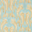 Sanderson Voyaging Koi Clear Sky/Persimmon 217115 Wallpaper DWAW217115