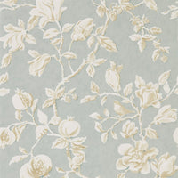 Sanderson Magnolia & Pomegranate Grey Blue/Parchment 215724 Wallpaper DWOW215724
