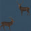 Sanderson Evesham Deer Indigo 216620 Wallpaper DYSI216620