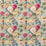 Sanderson Dahlia & Rosehip (Velvet) Mulberry/Grey 226532 Fabric DYSI226532