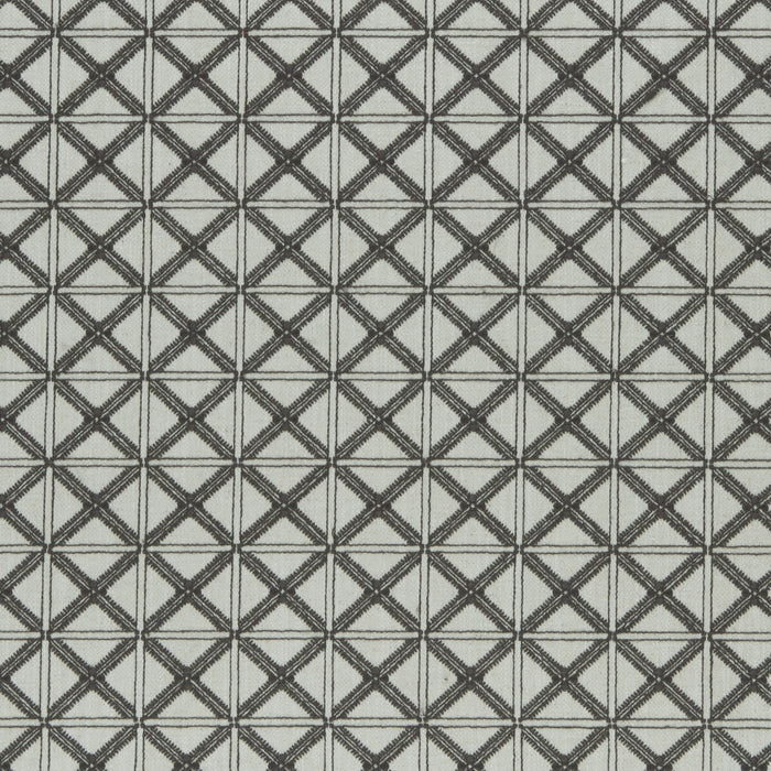 Clarke & Clarke Makenzi Charcoal Fabric F0957/02.CAC.0
