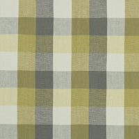 Clarke & Clarke Austin Check Citron/Natural Fabric F1042/02.CAC.0
