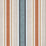 Clarke & Clarke Luella Teal/Spice Fabric F1065/06.CAC.0