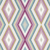 Clarke & Clarke Terrazzo Damson Fabric F1067/02.CAC.0