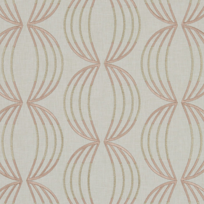 Clarke & Clarke Carraway Rose Gold Fabric F1070/06.CAC.0
