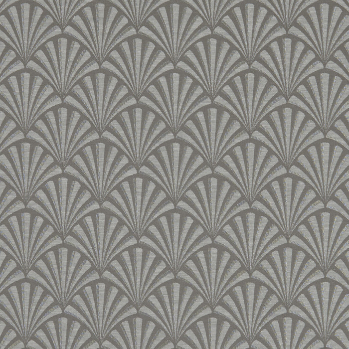 Clarke & Clarke Chrysler Charcoal Fabric F1071/01.CAC.0