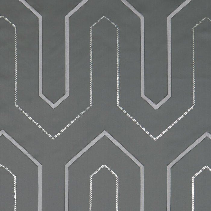 Clarke & Clarke Gatsby Charcoal Fabric F1072/03.CAC.0