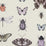 Clarke & Clarke Papilio Heather/Ivory Fabric F1093/03.CAC.0