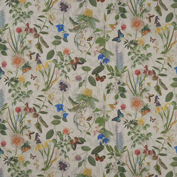 Clarke & Clarke Secret Garden Linen Fabric F1174/01.CAC.0