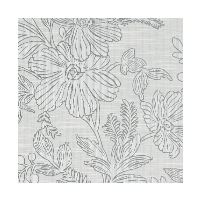 Clarke & Clarke Hollyhurst Silver Fabric F1245/07.CAC.0