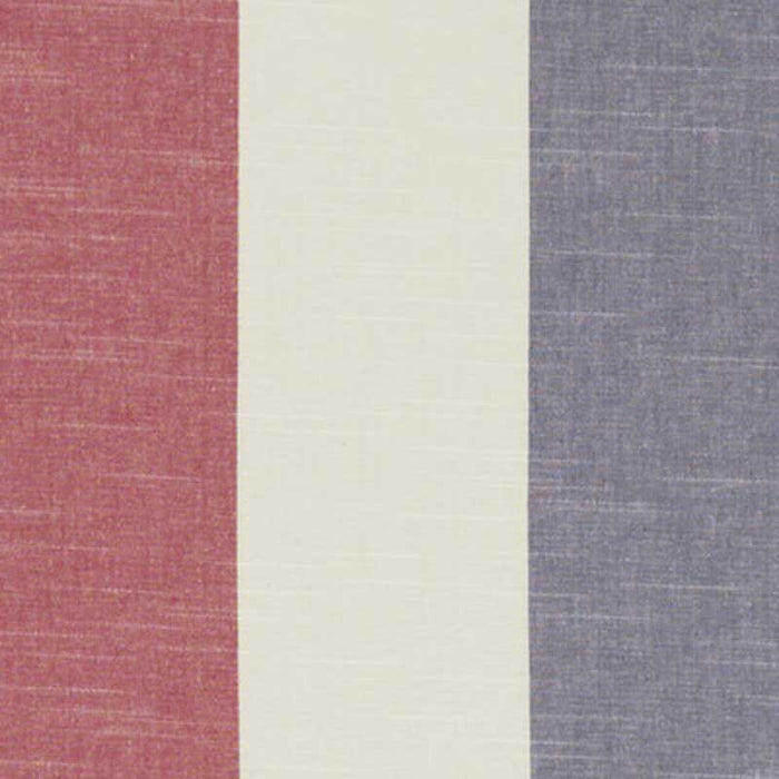 Clarke & Clarke Buckton Denim/Red Fabric F1308/04.CAC.0