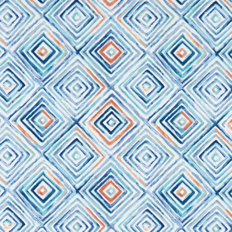 Clarke & Clarke Otis Denim/Spice Fabric F1359/02.CAC.0