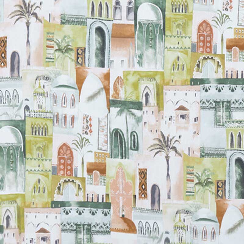 Clarke & Clarke Marrakech Apple Fabric F1368/01.CAC.0