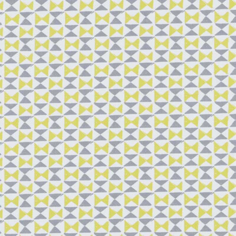 Clarke & Clarke Orianna Chartreuse/Charcoal Fabric F1376/02.CAC.0