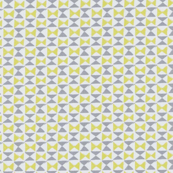 Clarke & Clarke Orianna Chartreuse/Charcoal Fabric F1376/02.CAC.0