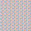 Clarke & Clarke Orianna Denim/Spice Fabric F1376/03.CAC.0