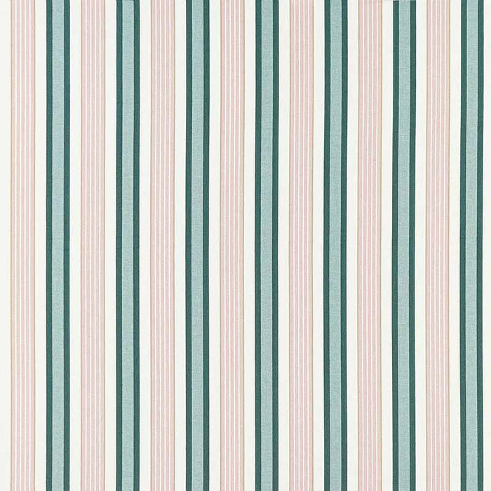 Clarke & Clarke Belvoir Emerald/Blush Fabric F1430/04.CAC.0
