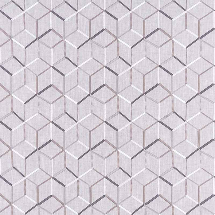 Clarke & Clarke Linear Silver Fabric F1443/04.CAC.0