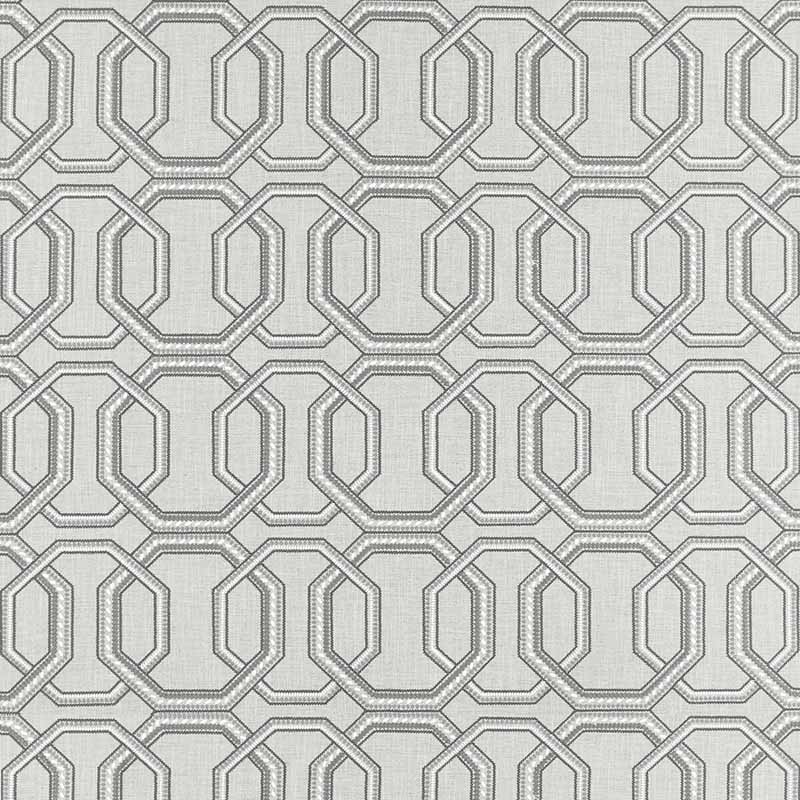 Clarke & Clarke Repeat Silver Fabric F1451/04.CAC.0