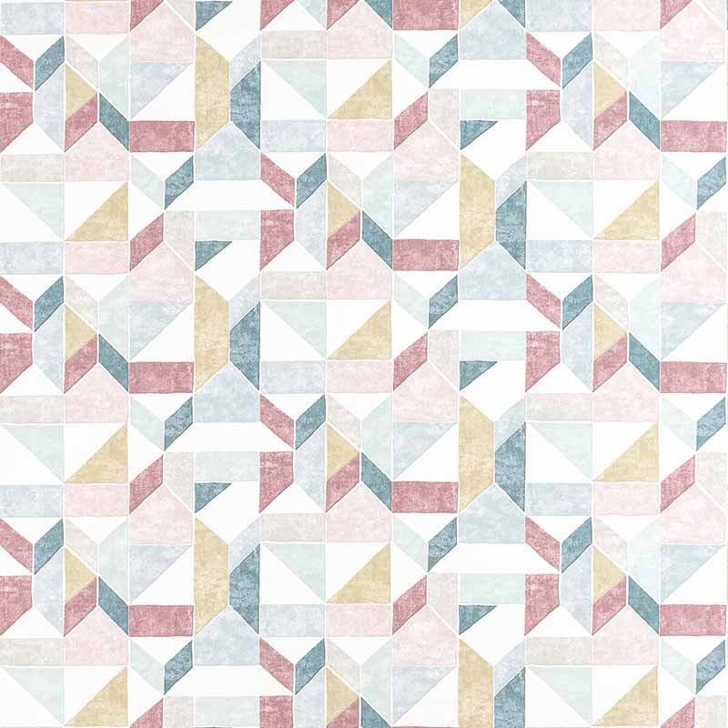 Clarke & Clarke Lanna Mineral/Blush Fabric F1464/04.CAC.0