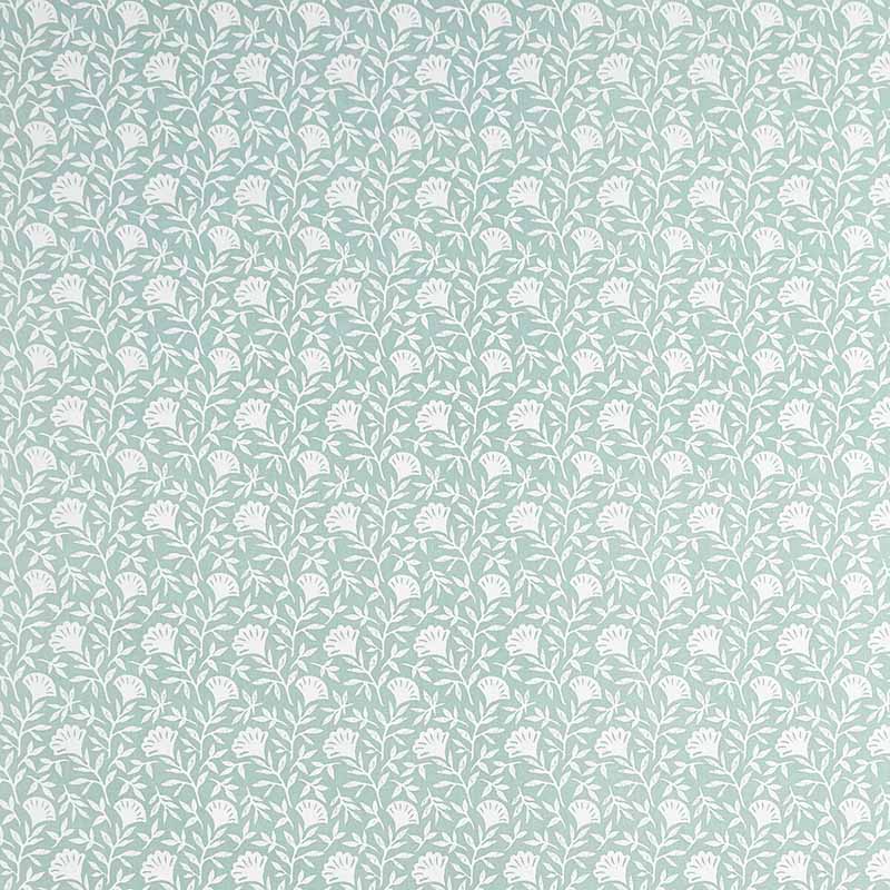 Clarke & Clarke Melby Mint Fabric F1465/04.CAC.0