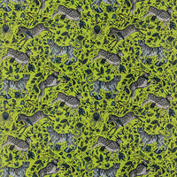 Clarke & Clarke Protea Velvet Lime Fabric F1479/04.CAC.0