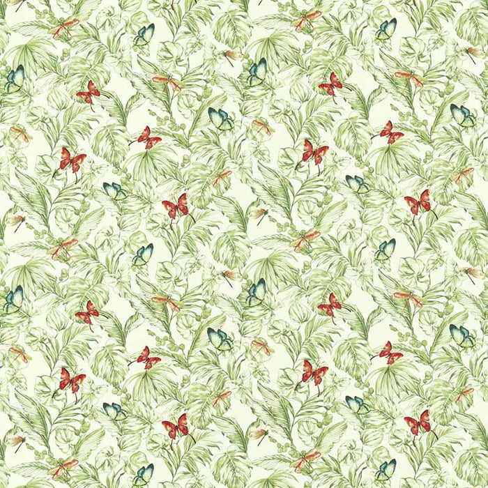 Clarke & Clarke Acadia Olive/Spice Fabric F1513/05.CAC.0