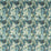 Clarke & Clarke Rosedene Denim/Spice Fabric F1539/02.CAC.0