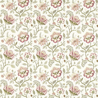 Clarke & Clarke Adeline Blush/Raspberry Fabric F1543/02.CAC.0