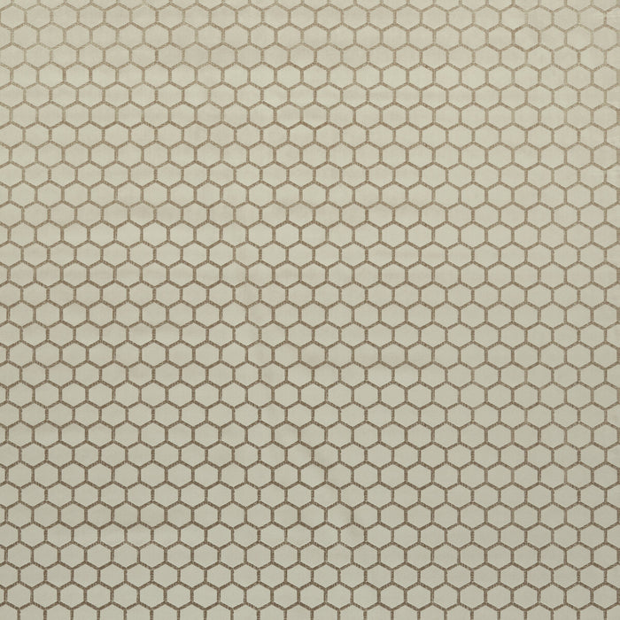 Clarke & Clarke Hexa Stone Fabric F1565/07.CAC.0
