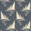 Mulberry Home Round The Island Indigo Fabric FD2010.H10.0