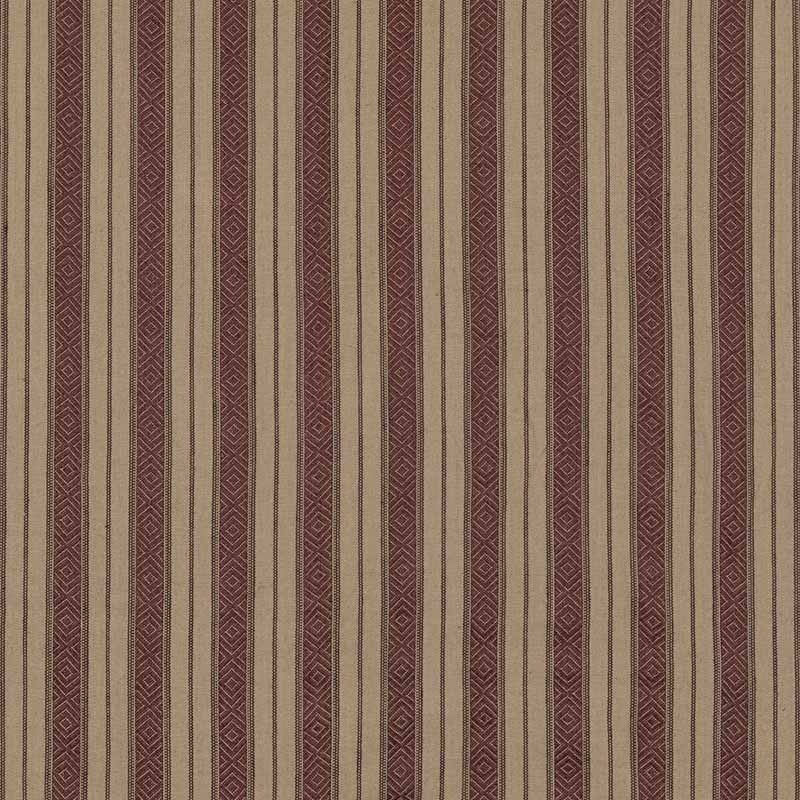 Mulberry Home Cowdray Stripe Plum Fabric FD790.H113.0
