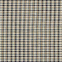 Mulberry Home Babington Check Indigo Fabric FD810.H10.0