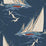 Mulberry Home Round The Island Indigo Wallpaper FG094.H10.0
