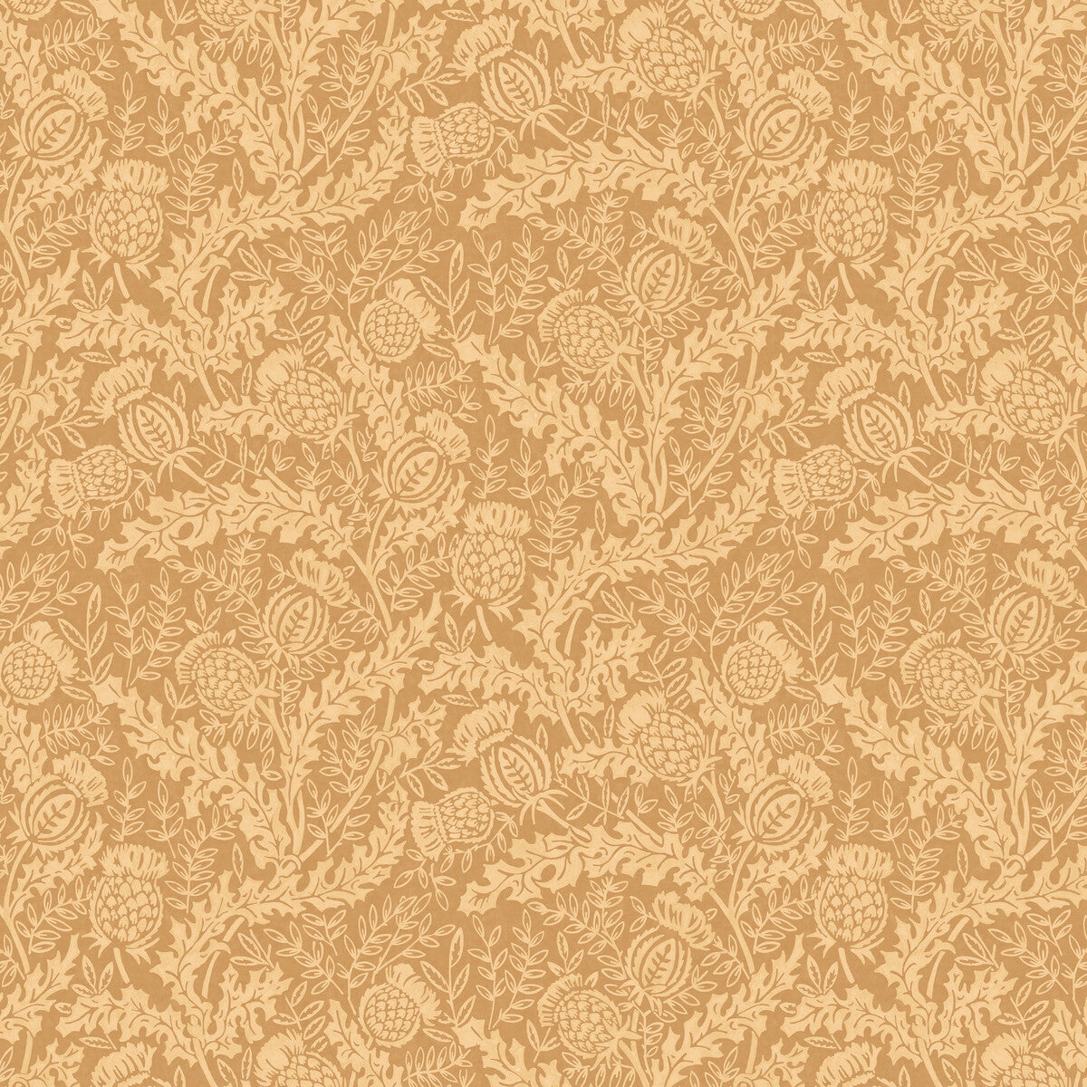 Mulberry Home Mulberry Thistle Ochre Wallpaper FG108.T128.0