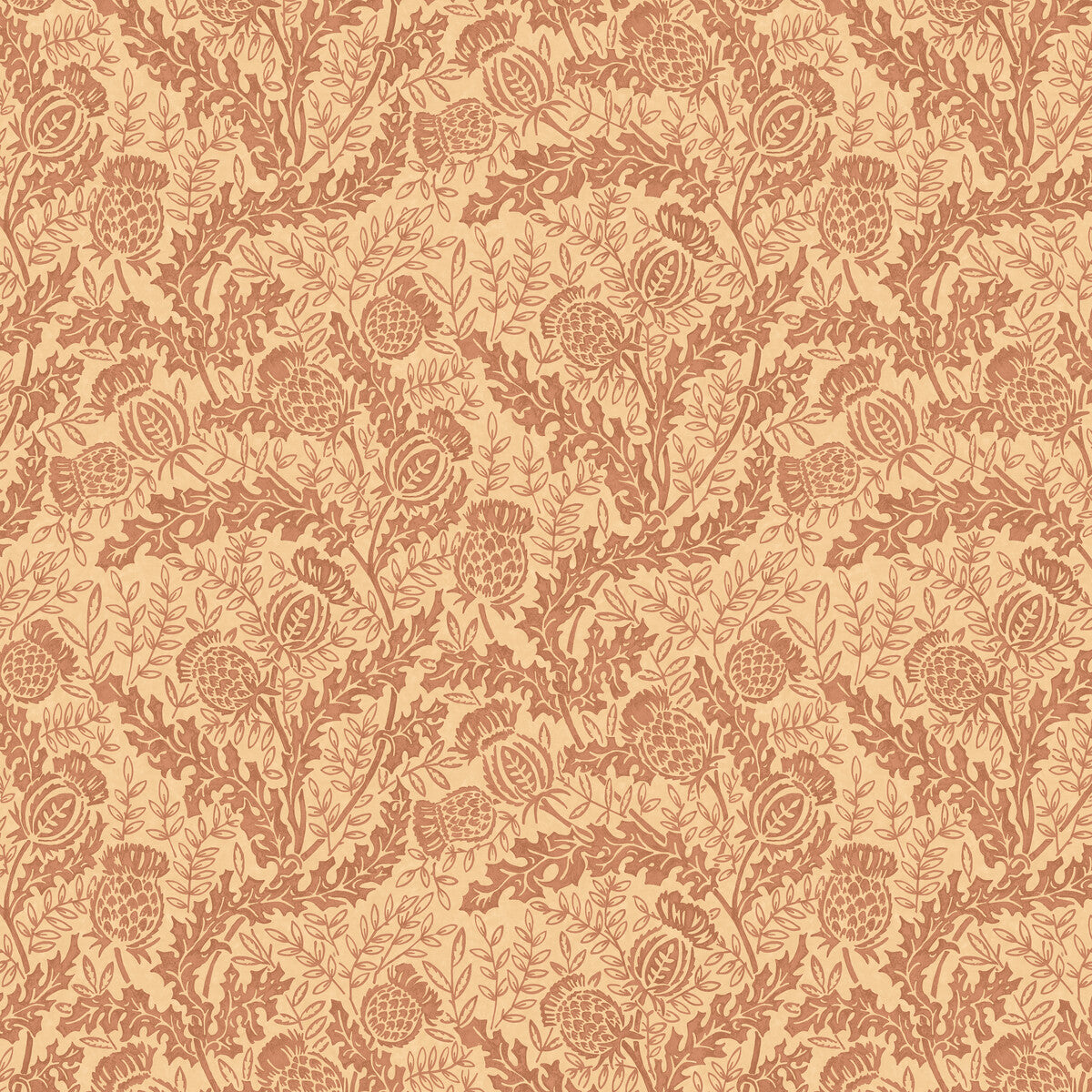 Mulberry Home Mulberry Thistle Russet Wallpaper FG108.V55.0
