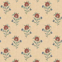Mulberry Home Somerton Red/Green Wallpaper FG111.V117.0