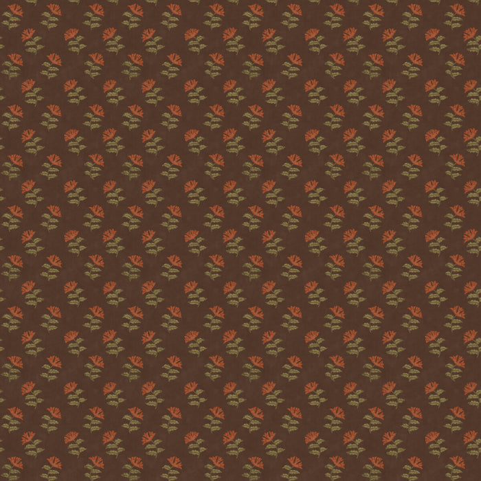 Mulberry Home Mulberry Sprig Espresso Wallpaper FG113.K74.0