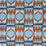 Gaston Y Daniela Cuzco Azul/Teja Fabric GDT5571.003.0