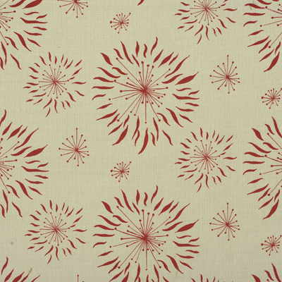 Lee Jofa Modern Dandelion Cream/Red Fabric GWF-2619.169.0