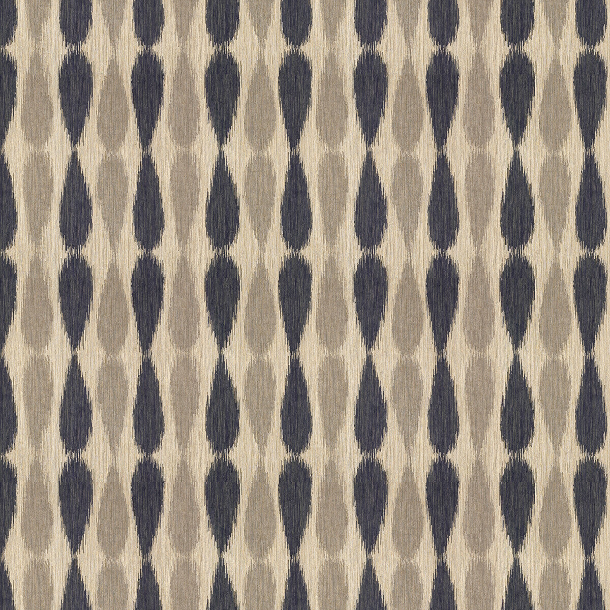 Lee Jofa Modern Ikat Drops Midnight Fabric GWF-2927.511.0