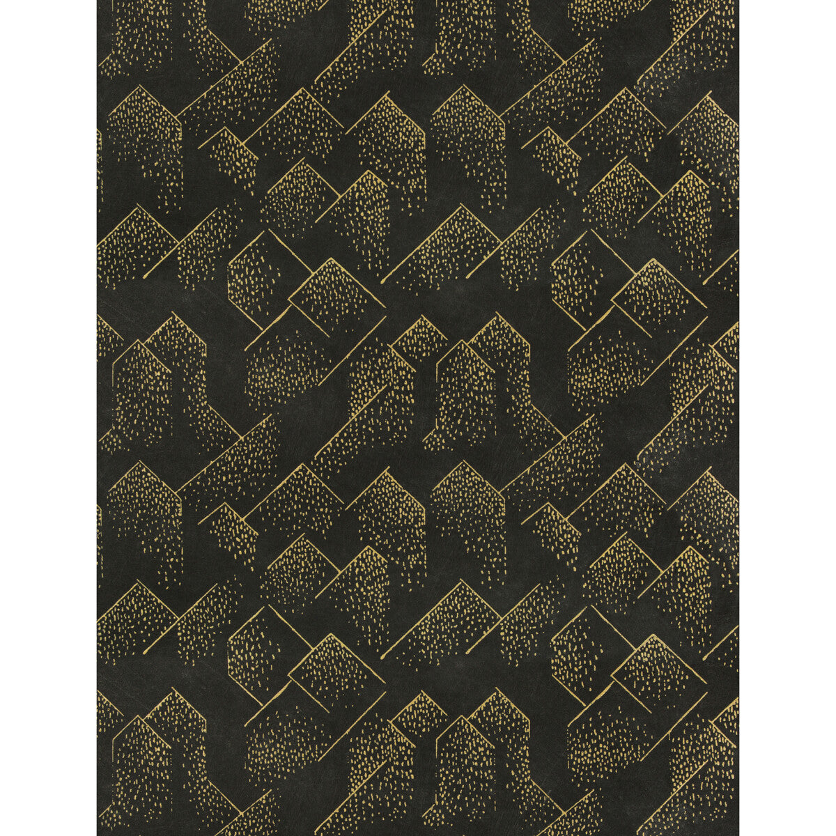 Lee Jofa Modern Brink Paper Gold/Onyx Wallpaper GWP-3703.840.0