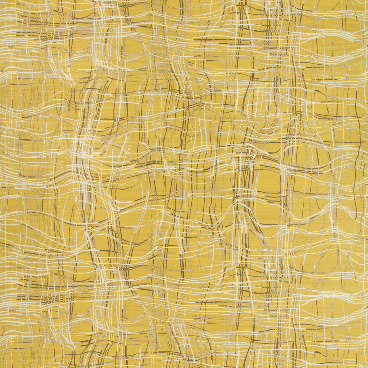 Lee Jofa Modern Entangle Paper Mustard Wallpaper GWP-3716.406.0